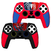 Étui en silicone WEIAI pour manette PS5, haute qualité, antidérapant, housse de protection en silicone