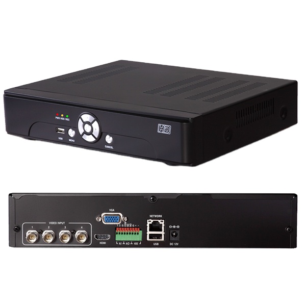 Enster DVR Sistem Keamanan CCTV, dengan 4 Saluran 4M EX-SDI / HD-SDI / IP Standalty DVR