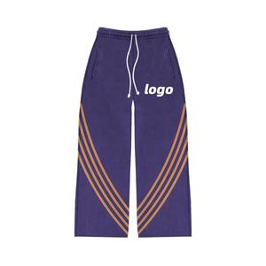 กางเกงวอร์มสำหรับผู้ชายกางเกงวอร์มผ้าฟลีซแนวสตรีทแวร์ผ้าฟลีซสำหรับผู้ชายพิมพ์โลโก้แบบกำหนดเอง2025 - Product Image 2