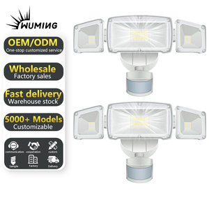 IP65 COB <span class=keywords><strong>LED</strong></span> Nhẹ Lũ Lụt Ánh Sáng ABS Nhà Ở 42W Ngoài Trời An Ninh Đèn Với Cảm Biến Chuyển Động Cho Cảnh Quan Sân Vườn Tường Chiếu Sáng - Product Image 1