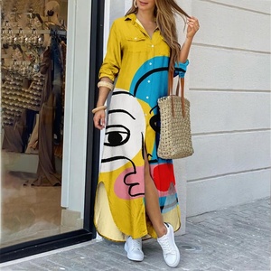 TW <span class=keywords><strong>Ropa</strong></span> de Mujer <span class=keywords><strong>Tallas</strong></span> <span class=keywords><strong>Grandes</strong></span> Vestido Casual para Dama MOQ Bajo Vestidos Largos para Mujer - Product Image 3