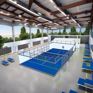 Cancha de <span class=keywords><strong>padel</strong></span> panorámica de 12mm de espesor cancha de tenis en todo el mundo con gran <span class=keywords><strong>descuento</strong></span> - Product Image 1