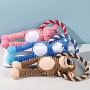 Juguetes de Peluche para Perros con Diseño de Animales, Juguete Interactivo de Cuerda para Jugar al Tira y Afloja - Product Image 5