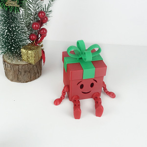 Ornamento Natalizio in Plastica a Forma di Cartone Animato con Arti Snodati, Altezza 4-4,9 Pollici, per Decorazioni Festive - Product Image 2