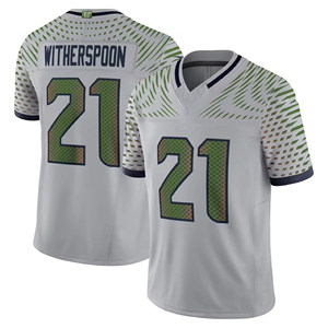 2026 Super Bowl LX Patch 11 Jaxon Smith-Njigba 10 Cooper Kupp 14 Sam Darnold 21 Witherspoon American Football Trikot Genäht - Product Image 3