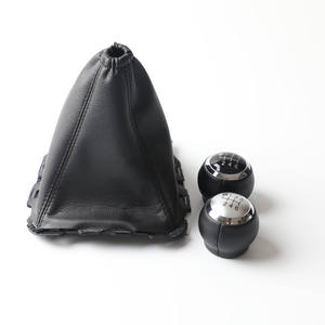 Couvercle en cuir pour pommeau de levier de vitesse de voiture, pour Toyota Avensis III T27, Transmission manuelle - Product Image 1
