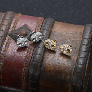 RQ-pendientes clásicos de circonia cúbica <span class=keywords><strong>para</strong></span> <span class=keywords><strong>hombre</strong></span> y mujer, aretes pequeños de cristal de CZ <span class=keywords><strong>para</strong></span> mujer, aretes de fiesta, joyería de hip hop - Product Image 5