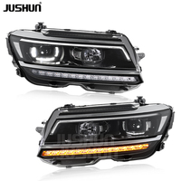 JUSHUN Vente en gros d'usine, phares améliorés pour Volkswagen Tiguan 2017-2021, phares LED, phares avant, feux de jour