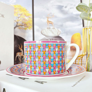 Hot Sale Nordic Luxury Pig Nose Pattern Ceramic Coffee <b>Cup</b> Saucer <b>Set</b> - Product Image 1