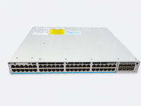 C9300X 48HX E 48 Port MultiGigabit Switch 10G 5G 2.5G 1G 100M untuk Perangkat Kecepatan Tinggi, Switch Jaringan Tepi Kampus