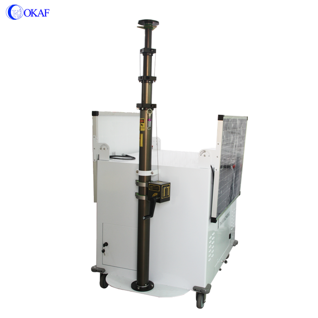 camera security trailers,cctv trailer,easy-to-install, portable surveillance trailer, extreme weather available