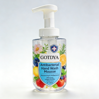 Savon liquide moussant pour les mains à la glycérine et aux agrumes antibactérien en gros, recharge transparente, léger, hydratant, fait à la main, naturel, doux