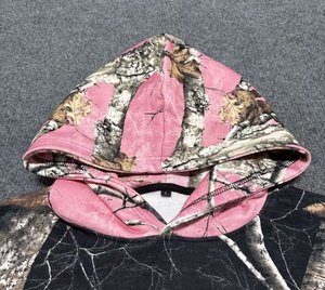 Sweat-shirt, T-shirt et Hoodie Camouflage en Coton de Haute Qualité pour Hommes, Personnalisés, avec Impression Arbre de Chasse, Style Vintage et Patchs Effet Vieilli, Vente en Gros - Product Image 3