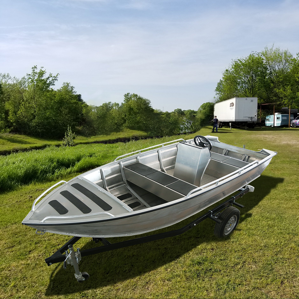 Kindle barco de pesca jon de alumínio, 16 pés de alta velocidade, barco, 2022, elétrico, ce, 17 pés, isca de pesca, alumínio soldado