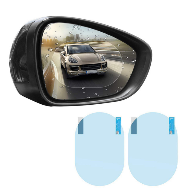 Rear View Mirror Anti Rain Fog Film Waterproof and Anti-Fogging Film Car Screen Protector