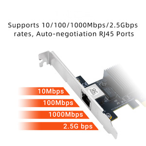 N11 công nghiệp 2.5GB card mạng, PCIe Network Adapter RJ45 PCI Express Gigabit <span class=keywords><strong>Ethernet</strong></span> thẻ cho <span class=keywords><strong>Windows</strong></span> 11/10/8.1/8/7/<span class=keywords><strong>XP</strong></span> - Product Image 4