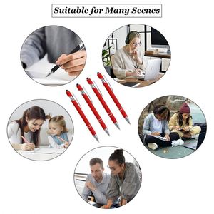 Bolígrafo de Lujo con Logotipo Personalizado, de Goma Suave al Tacto, para Negocios, Oficina, Deportes, Bolígrafo de Metal Personalizado con Punta Táctil - Product Image 5