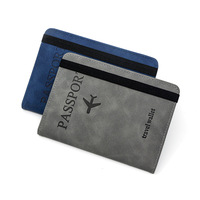 Dompet Passport Anti-Maling RFID Blocking Kulit PU Warna-Warni Trendy, Produk Terbaru