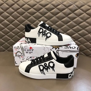 Chaussures de sport décontractées à semelle épaisse pour hommes et femmes, style skateboard Dolcegabban D, design original de marque de mode - Product Image 3