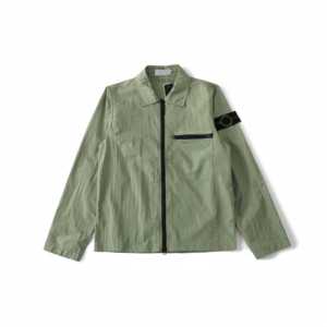 Veste Légère Vintage Imperméable en Nylon et Métal Effet Pierre, Style Décontracté de Luxe pour Homme – Collection 2026 - Product Image 2