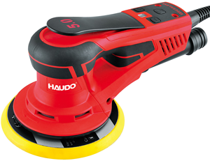 <span class=keywords><strong>Haodu</strong></span> Elektrischer Kabelgebundener Exzenterschleifer mit Variabler Geschwindigkeit Bürstenloser Motor GS-Zertifiziert 150/125mm Schleifpad 350W für Industrielle Anwendungen - Product Image 1