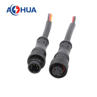 Connecteur Étanche IP65 Mâle-Femelle 8 Broches pour Câblage de Signalisation, Câble Électrique Métallique, Prise d'Extension 22AWG 24AWG, Câblage DIY CE ROHS