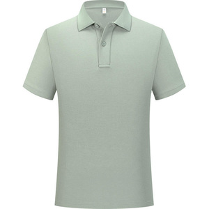 Promotional Polo Shirt Solid Color Polyester Short Sleeve Work Uniform Daily Use - Product Image 4