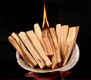 Accessoires de méditation, purification spirituelle, Palo Santo, coquille d'ormeau, sauge blanche de Californie, kit de bâtonnets d'encens à la sauge - Product Image 5