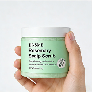 Crème Réparatrice Apaisante et Exfoliante 2-en-1 pour Cuir Chevelu au Romarin, Acides Aminés, Sel Marin et Sucre de Canne, Contrôle du Sébum, Réparation de la Barrière Cutanée (OEM) - Product Image 3