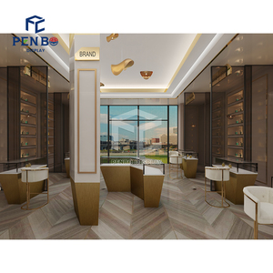 LED Lighted Wooden Display Prateleira e Contador <span class=keywords><strong>para</strong></span> Perfume Store Decoração Item Fragrância Exibição Fragrância Fixture - Product Image 4