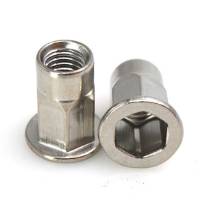 <span class=keywords><strong>Ss304</strong></span> Thép Không Gỉ Giảm Hex Head-Bên Trong Hex Đinh Tán NUT - Product Image 1