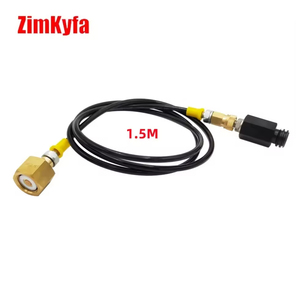 Kit de Manguera Externa de Alta Presión de 1.5m para Agua Carbonatada, para Tanque de CO2 Sodastream Homebrew, Material TPE, Color Negro - Product Image 6