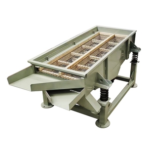 Séparateur vibrant linéaire robuste et fiable avec ensemble de ressorts amortisseurs pour la séparation multi-gamme du sable, des grains de café et des herbes - Product Image 3