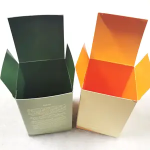 New design paper packaging box candle jar paper box coffee cup box for commodity packaging