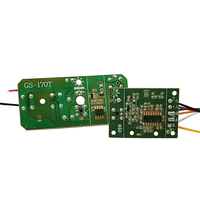 Kit de carte de circuit imprimé émetteur-récepteur télécommandé 4 canaux, module de carte mère électronique pour voiture jouet