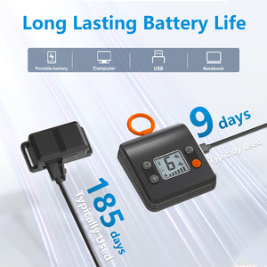 Barrière sans fil <span class=keywords><strong>pour</strong></span> animaux domestiques-Barrière d'intérieur rechargeable avec 6 rayons de portée réglables jusqu'à 7 pieds, 6 intensités statiques sûres réglables - Product Image 4