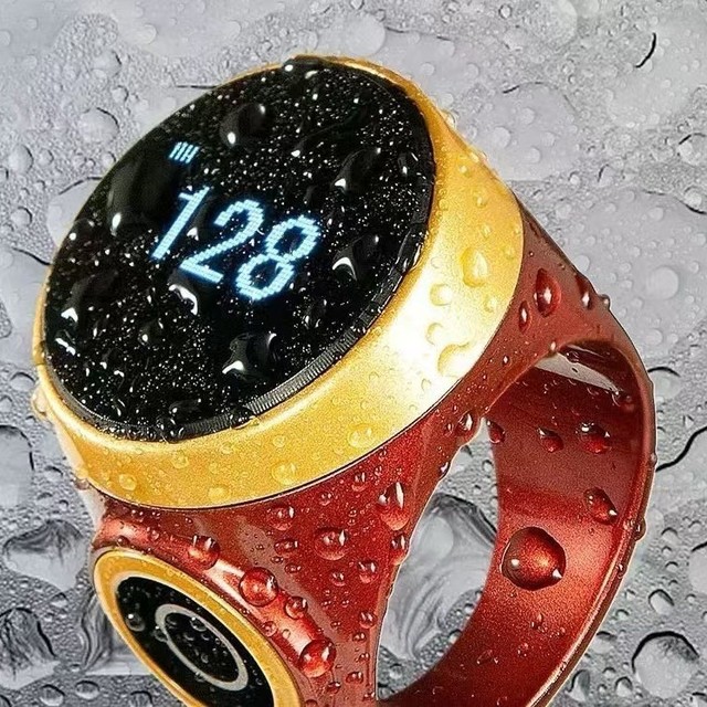 S9 Smart Ring Counter Muslim Prayer Adjustable Digital Tasbih Counter Plastic OLED HD Display Lighting Waterproof Intelligent