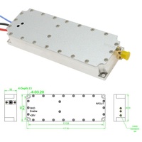 Module amplificateur de puissance RF 50W avec circulateur, multi-bandes, personnalisable, 300MHz-3000MHz, module LoRa