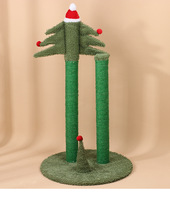 Arbre de noël cadre d'escalade pour chat, planche à gratter en Sisal pour chat, poteau à gratter pour chat