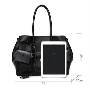 Sacs pour femmes en cuir PU, sac pour ordinateur portable de luxe pour femmes, sacs à main pour les trajets quotidiens, sacs fourre-tout de grande capacité, sac bandoulière - Product Image 2