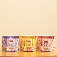 Coffret Cadeau de Bougies Artisanales en Cire de Soja Cylindriques pour Aromathérapie - Cadeau pour Hôtesse, Meilleures Amies, Bougies Parfumées Purifiantes d'Air Lavande et Bois