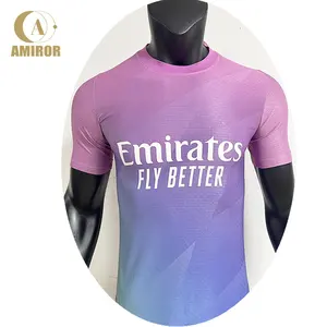 Nieuwe 2024 Custom Jersey Ac Milan Tweede Speler Versie Jersey S-2XL Voetbalkleding Lautaro Correa Dzeko Barella Ac Voetbalshirt