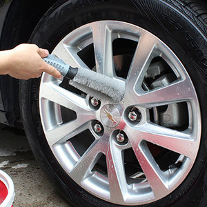Wheel <b>Brush</b> Soft Bristles <b>For</b> Car Wheel Rim <b>Cleaning</b> Tool - Product Image 1