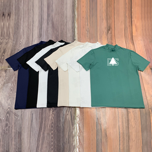 เสื้อยืดคอเต่าผู้หญิง แขนสั้น ผ้าฝ้าย ทรงเข้ารูป ขายส่งราคาถูก รับสกรีนโลโก้ - Product Image 4