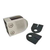Ensemble de supports en verre OEM avec fixation compacte pour systèmes de cloisons en verre sans cadre