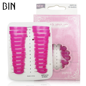 BIN 26 unids/set Rose UV <span class=keywords><strong>Gel</strong></span> Polish Protector French Nail Art Case Design Tips Finger Cover Shield <span class=keywords><strong>Anti</strong></span>-desbordamiento Herramientas DE MANICURA - Product Image 4