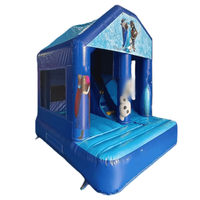 Cama de salto de princesa para niños de buena calidad, trampolín, casa hinchable, tobogán combinado inflable comercial con castillo de salto