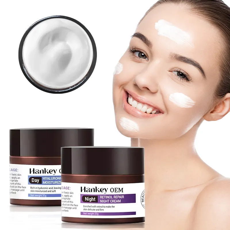 Retinol Night Face Cream Anti Aging Anti Wrinkle Moisturizing Hyaluronic Acid Face Day And Night Cream