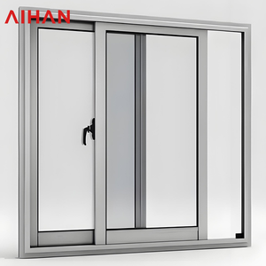 AIHAN Poignées de fenêtre coulissantes de conception simple Fenêtres UPVC coulissantes Fenêtres coulissantes utilisées - Product Image 4