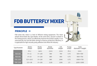 Agitateur mélangeur FDB Butterfly avec contrôle automatique sous vide, capacité 600L, construction en acier inoxydable, boîte de vitesses